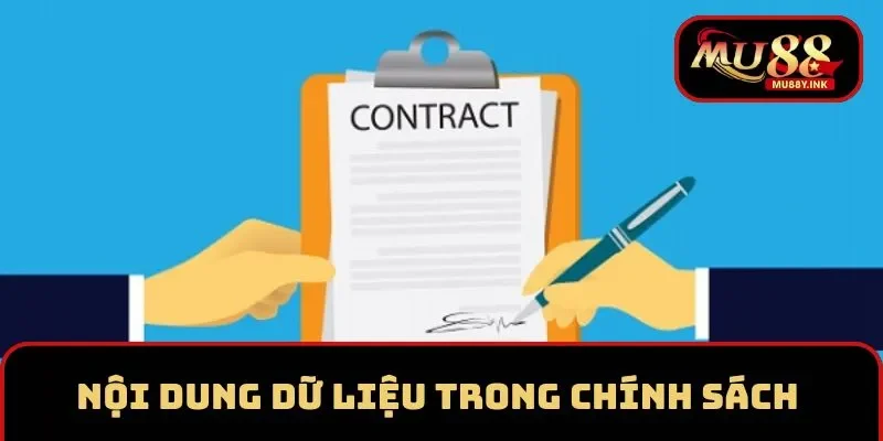 Cung cấp đúng dữ liệu được chính sách yêu cầu